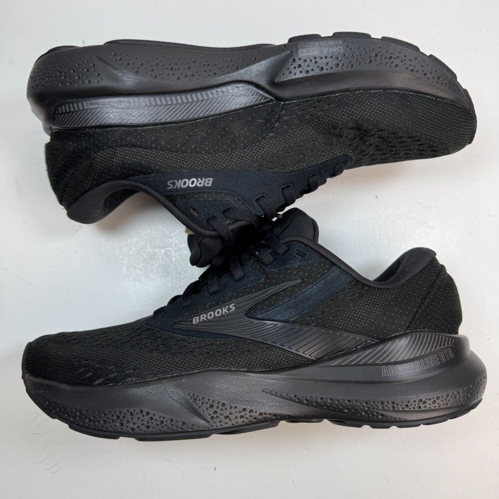 Brooks Adrenaline GTS 24 Running Shoes Black Women's Size 8 Wide 1204261D020